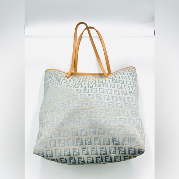 Fendi Handbags - Fendi Zucchino Canvas Tote Bag